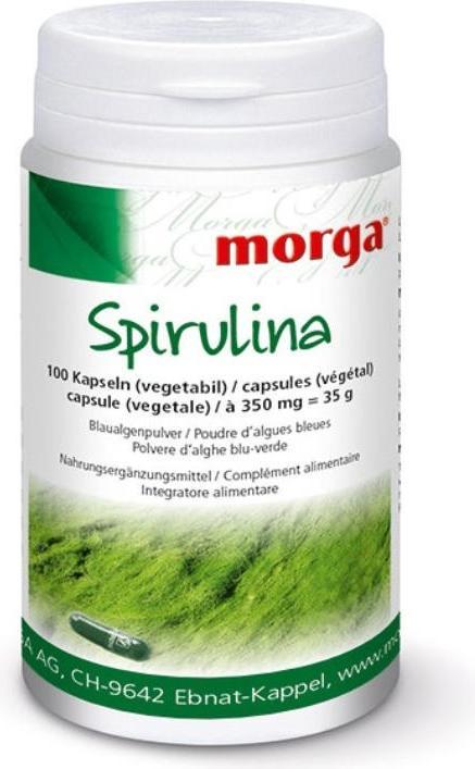 Immagine prodotto Morga Spirulina Capsule (100 Pezzo/i, Pillole, 300 g)