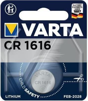 Produktbild Varta Electronics CR1616 (1 Stk., CR1616, 55 mAh)
