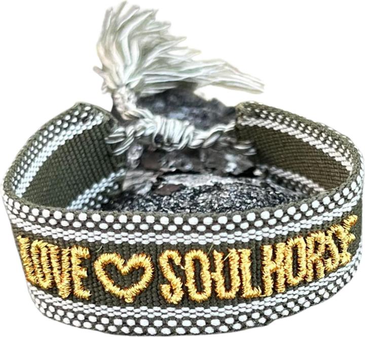 Actual product image Soulhorse Stoffarmband Love