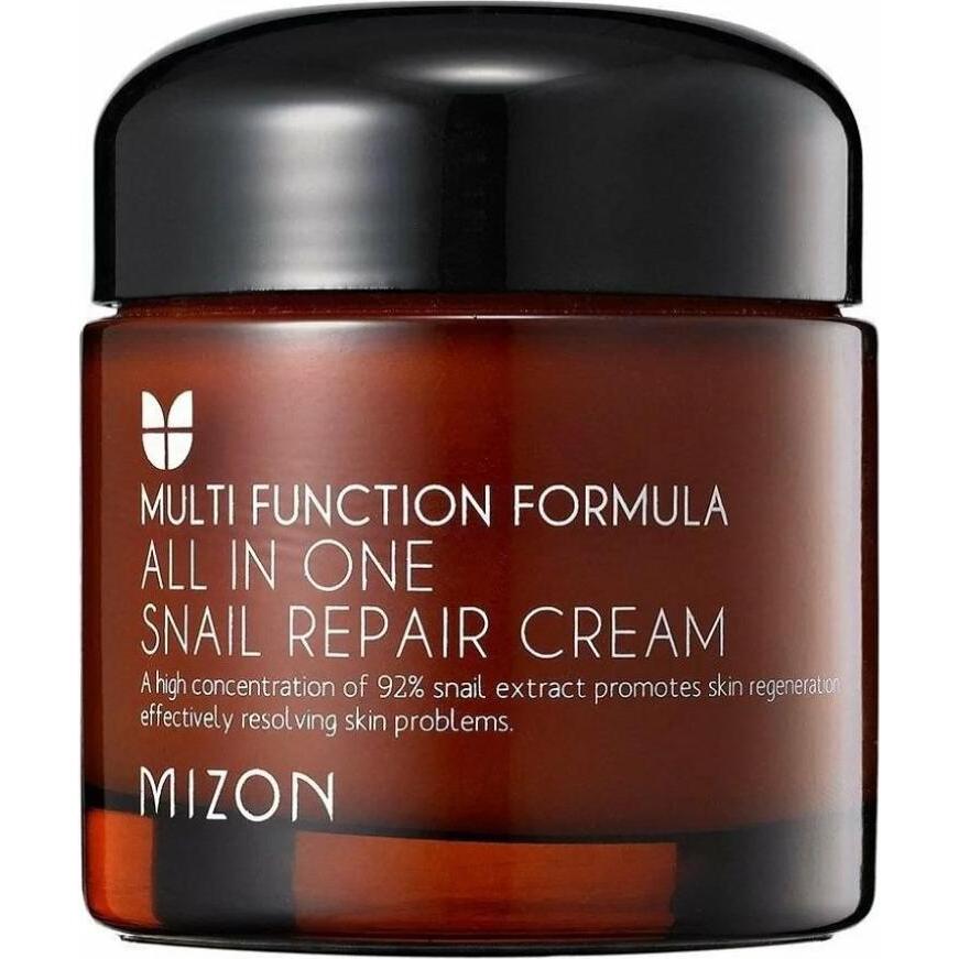 Mizon, Gesichtscreme, all in one snail repair cream 75 g (24h Creme)