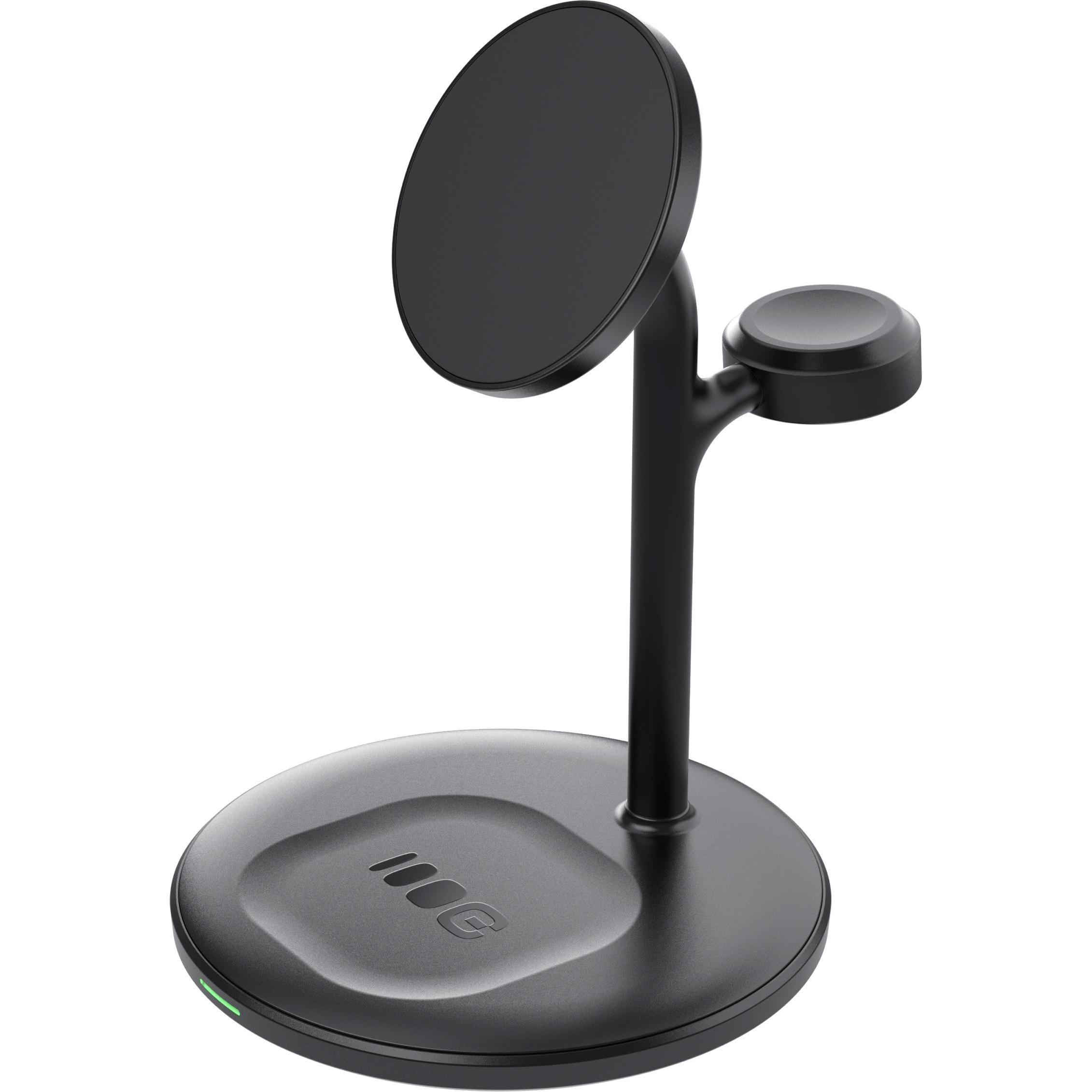 GreenCell MSST-GC-3IN1-B (20.50 W), Wireless Charger, Schwarz