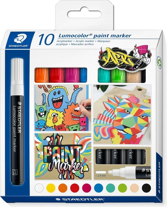 Produktbild Staedtler Lumocolor (Mehrfarbig, 2.40 mm, 10 x)