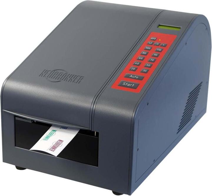 Actual product image Neubronner ALPHA X1-400 PLUS fully automatic desktop dispenser for wet adhesive tape