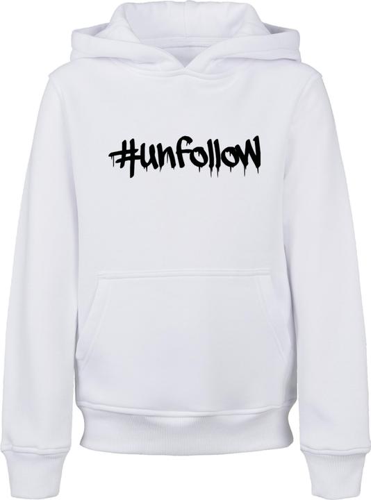 Produktbild Merchcode Unfollow front X Basic Kids Hoody - 176501 (146, 152)