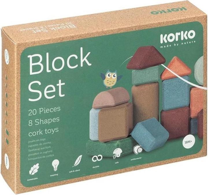 Actual product image Korko Small Architects - 20 cork bricks