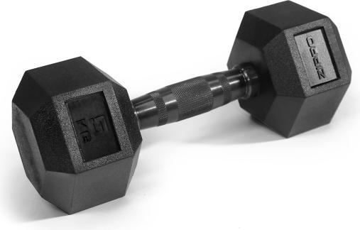 Zipro hantel HEX gumowany 1 x 5 kg