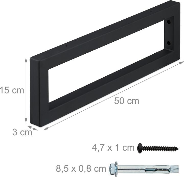 Actual product image Relaxdays 2x wall console