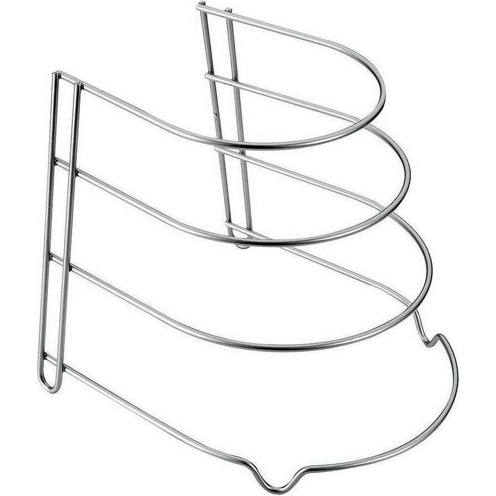 Metaltex Argento Supporto Per Padella, Accessori Per Pentole E Padelle,