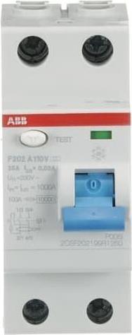 Actual product image ABB F202 A-25/0.03 110V