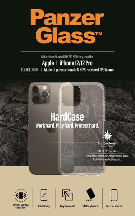 Produktbild PanzerGlass Clear Case (Apple iPhone 12, Apple iPhone 12 Pro)