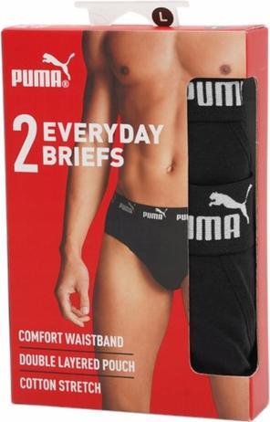 Produktbild Puma ELEMENTS MEN BASIC BRIEFS 2P black (L, 2er Pack)
