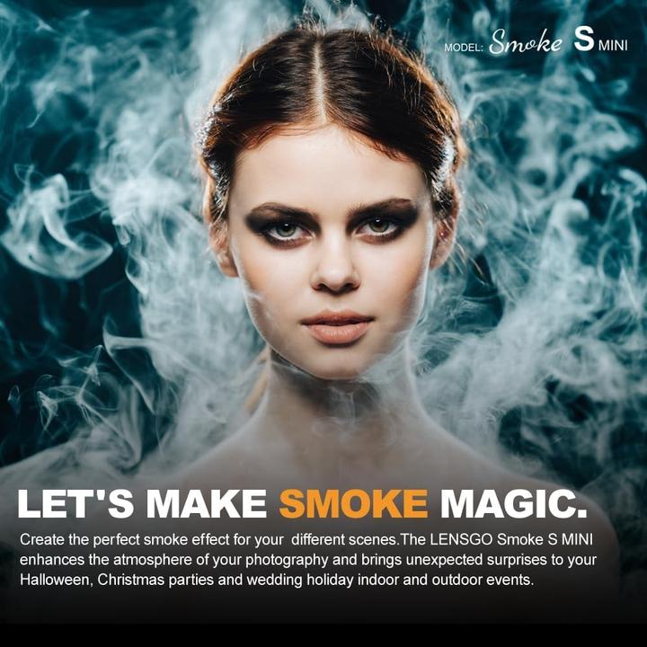 Immagine prodotto Lensgo Smoke S Mini macchina del fumo (Ulteriori accessori)
