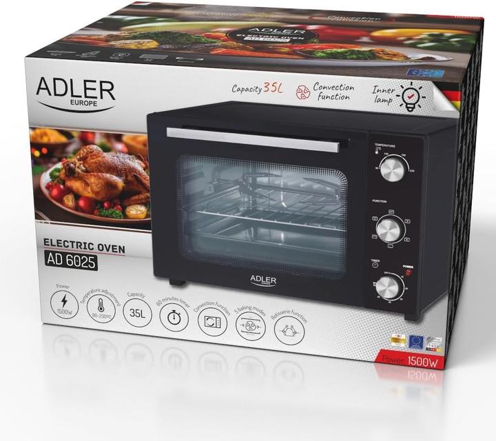 Produktbild Adler Elektrischer Ofen 35L