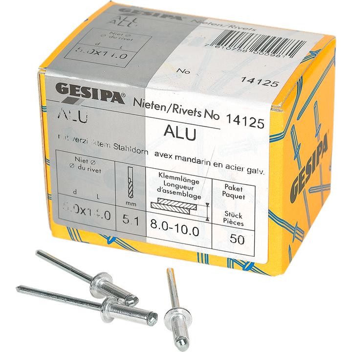 Immagine prodotto Gesipa Rivetti a strappo 5,0x14 mm alluminio 50 pezzi
