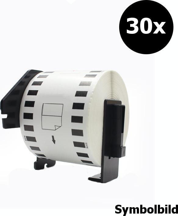 Produktbild Hermex Kompatibel 38mm x 90mm Endlos Etikette Brother DK-11208 (3.80 cm)