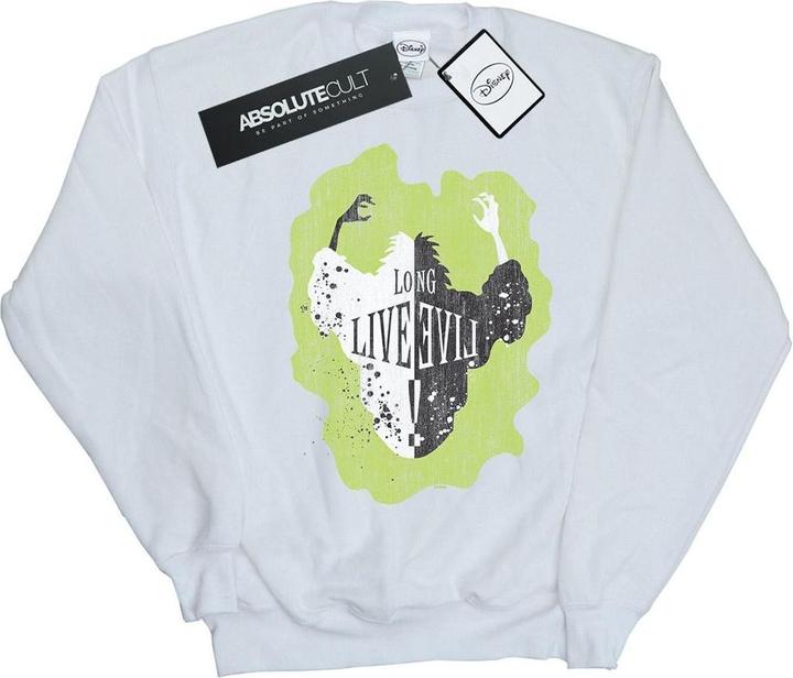 Actual product image Disney Mens The Descendants Cruella Long Live Sweatshirt (3XL)