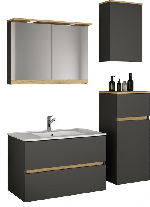 Produktbild VCM Badmöbel-Set mit Waschbecken Cosila-I 81