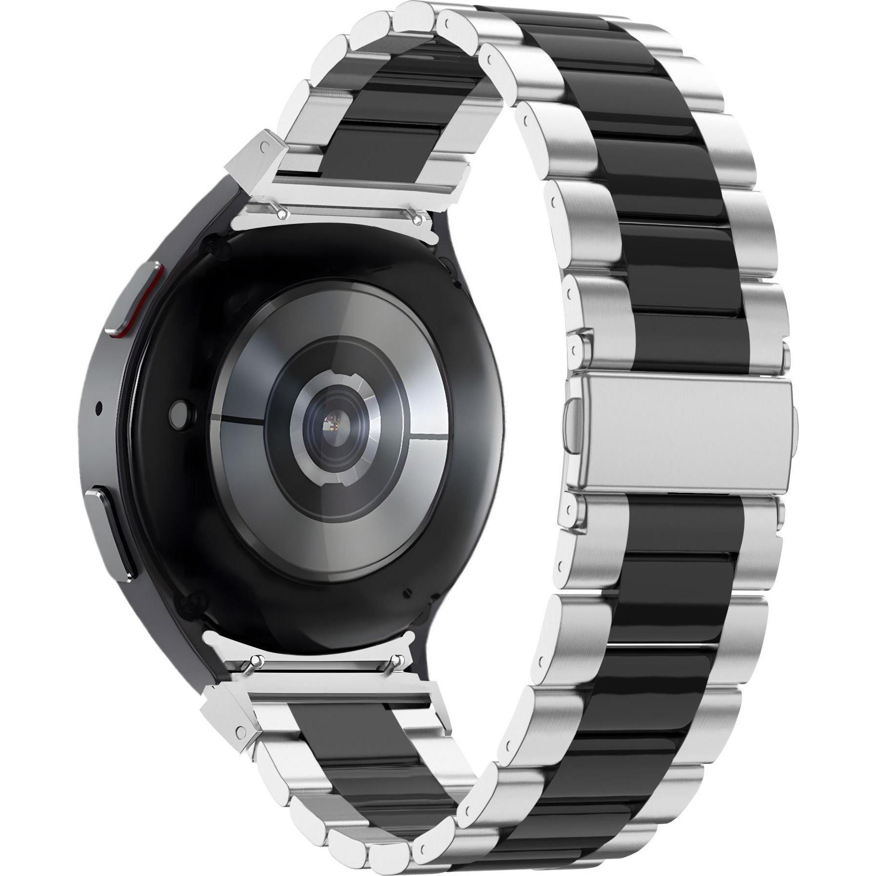 Bandz Stahlarmband (Edelstahl), Uhrenarmband, Silber