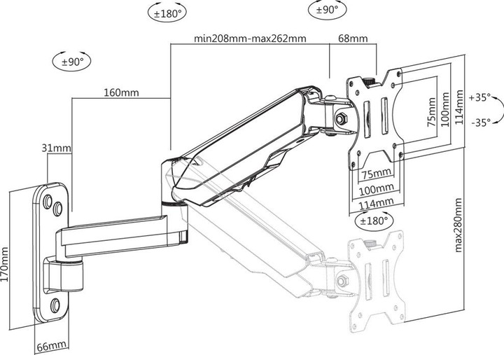 Immagine prodotto Techly Componente di montaggio (Vari)
