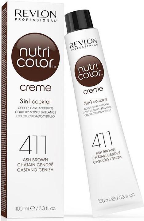 Image du produit Revlon Professional Crème Nutri-Color 411 Frêne Brown (Ash Brown)
