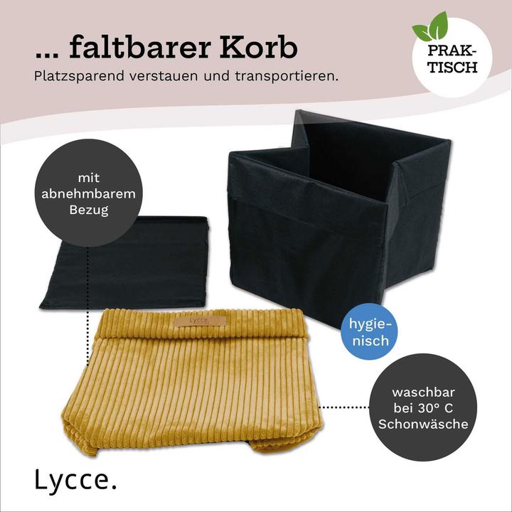 Produktbild Lycce Aufbewahrungskorb Casual Faltbare Aufbewahrungsbox Cord 1P (33 cm)