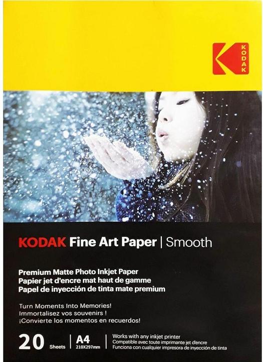 Actual product image Kodak Fine Art Paper 230g Matte Coated Smooth A4x20 (230 g/m², A4, 20x)