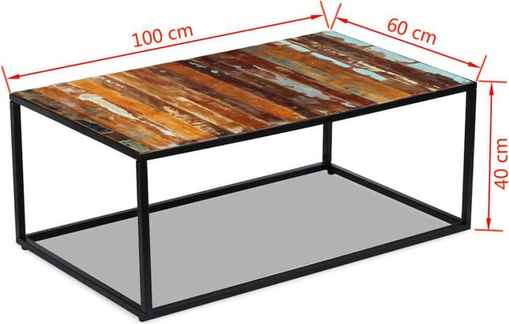 Immagine prodotto vidaXL Couchtisch (100 x 60 x 40 cm)