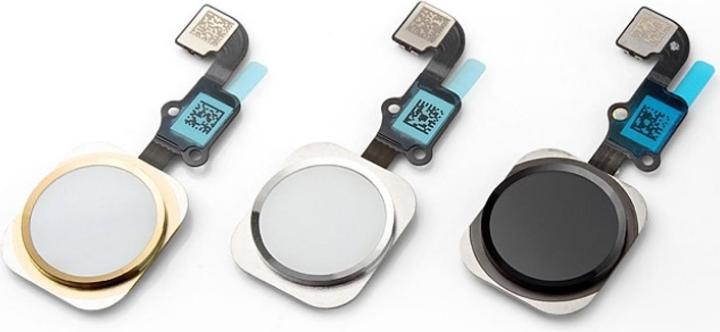 Produktbild Foxconn iPhone 6 Home Button Flexkabel mit Home Knopf und Gummiring gold (iPhone 6)