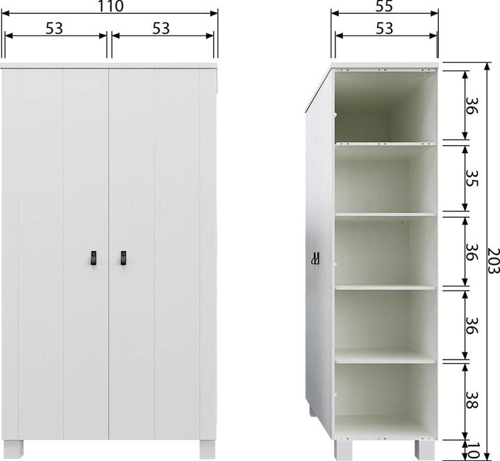 Produktbild Woood Ties (111 x 55 x 202 cm)