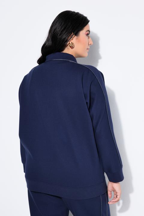 Actual product image Studio Untold Training jacket, oversized, batwing sleeves, stripes (54)