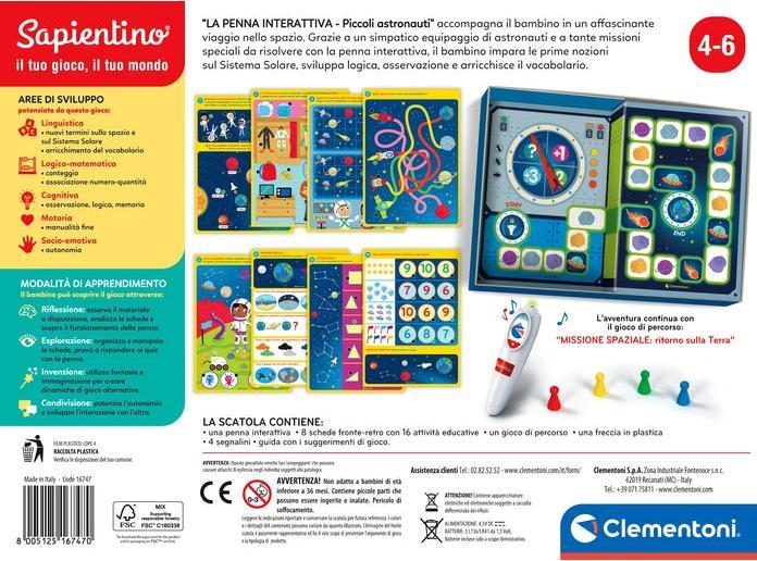 Immagine prodotto Clementoni Sapientino -Penna I Piccoli Astronauti (Italiano)