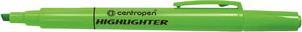 Actual product image Centropen Highlighter 8722, green, 10pcs, 1.4mm, wedge tip (10x)
