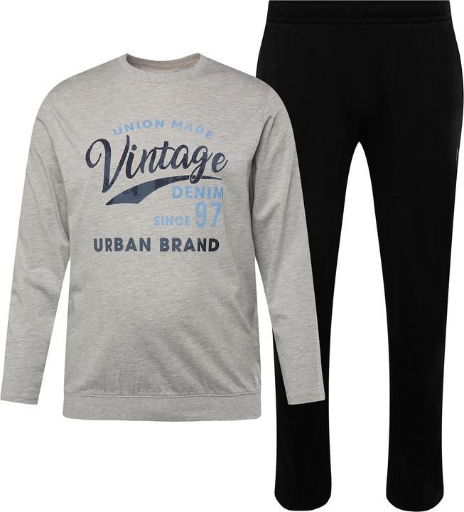 Immagine prodotto Men+ Schlafanzug, Zweiteiler, Bauchfit, Langarm (XXL)