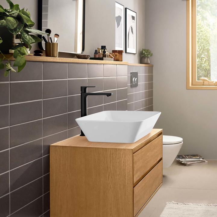 Produktbild hansgrohe HG Einhebel-Waschtischmischer Rebris E 240 CoolStart EcoSm m ZAG mattschwarz