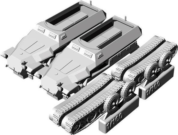 Actual product image Hauler Sd.Kfz. 251D 2pcs