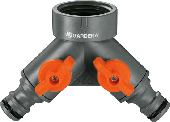 Productafbeelding Gardena Tweewegklep (2-weg verdeler, Kraanverbinding, Multi-koppeling, 33.30 mm)
