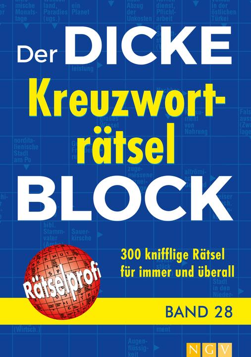 Actual product image Der dicke Kreuzworträtsel-Block Band 28 (German, 2018)