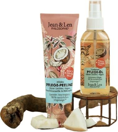 Immagine prodotto Jean & Len Cocco e Sandalo, Peeling per il corpo, 125 ml (125 ml)