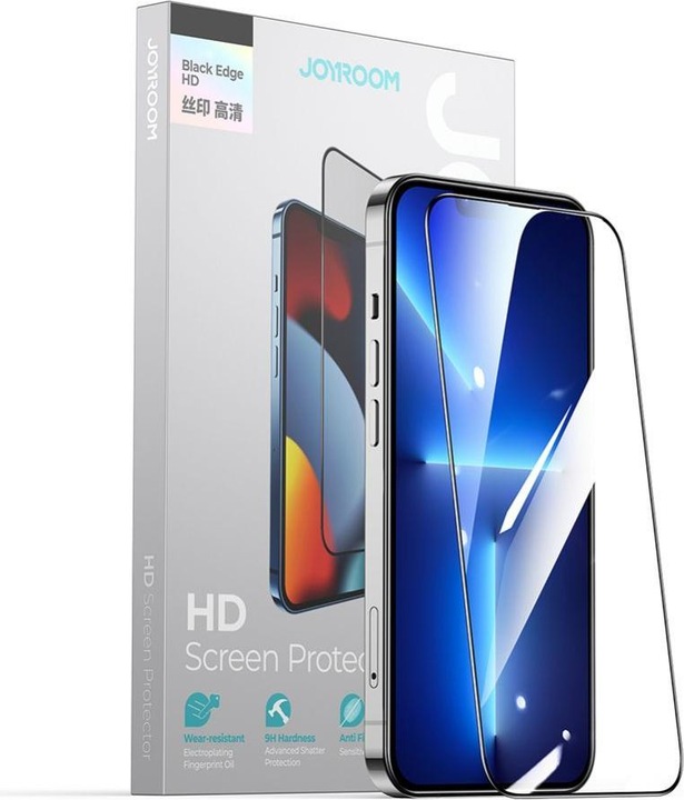 Actual product image Joyroom JR-H03 full screen tempered glass for Apple iPhone 14 Plus 6.7 " (1 Piece, Apple iPhone 14 Plus)