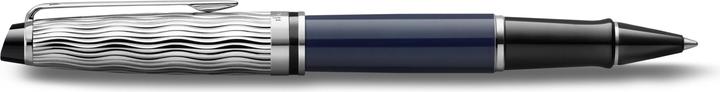Produktbild Waterman Roller Expert DeLuxe C.C Deep Lacquer F (Silber, Blau, 1 x)