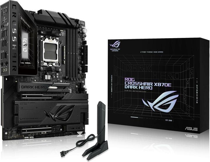 Productafbeelding ASUS MB Rog Crosshair X870e Dark Hero (AM5, AMD X870E, ATX)