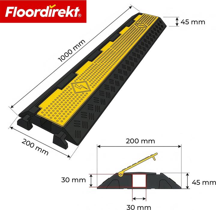 Produktbild Floordirekt Kabelbruecke Juno (Kabelbrücke, 100 cm)