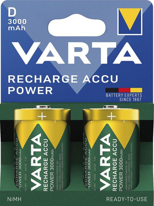 Varta Recharge Accu Power (2 pcs., D, 3000 mAh)