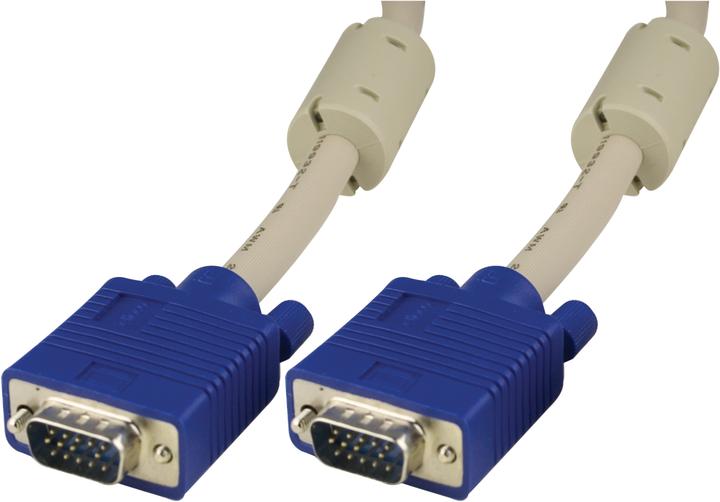 Immagine prodotto Deltaco Cavo monitor Kbl VGA HD15ha-ha 5m Skärmad utan pin 9 (5 m, VGA)