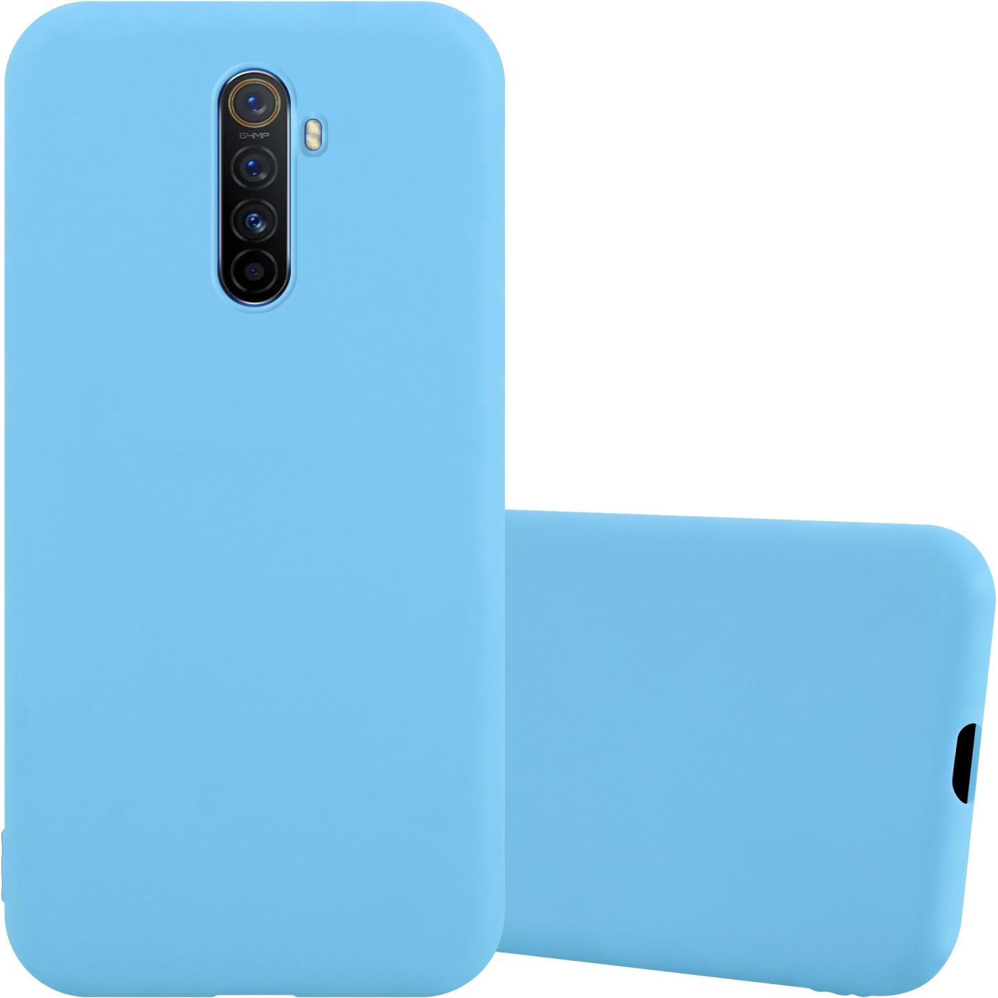 Cadorabo TPU Candy Hülle für Realme X2 PRO / Oppo Reno Ace (Oppo Reno Ace, Realme X2 Pro), Smartphone Hülle, Blau