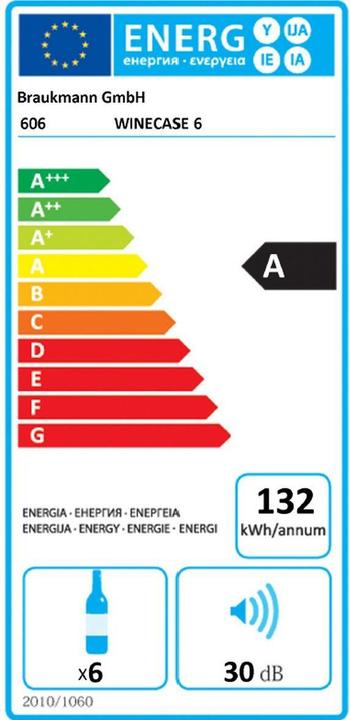 Energie-Label Caso Wine Case 6
