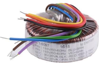 Produktbild RS PRO Transformator Ringkern 50VA 2x9V