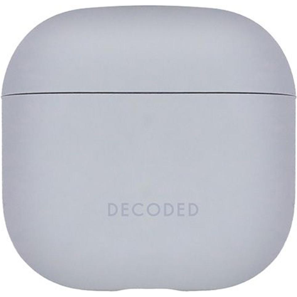 Decoded Silicone Aircase - Silikonhülle für AirPods (Kopfhörer Hülle), Kopfhörertasche + Schutzhülle, Grau