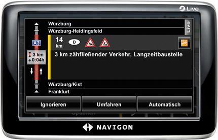Immagine prodotto Navigon 6350 LIVE, Bluetooth, TMC, mappe europee