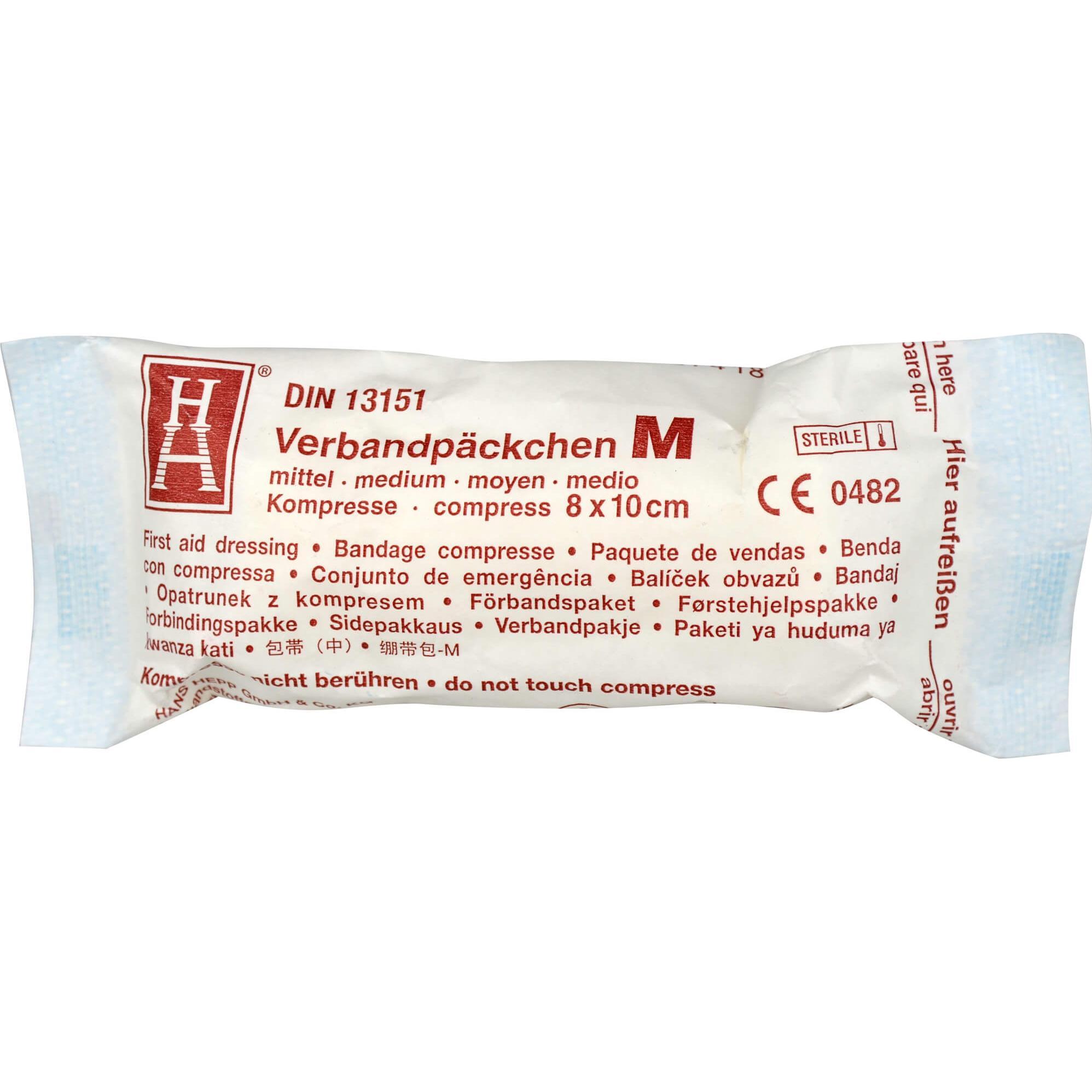 Param, Verbandsmaterial, Verbandpaeckchen St 8x10m